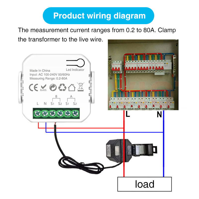 Tuya Smart Wifi Intelligent En - огляд і ціна Energy Monitor Meter