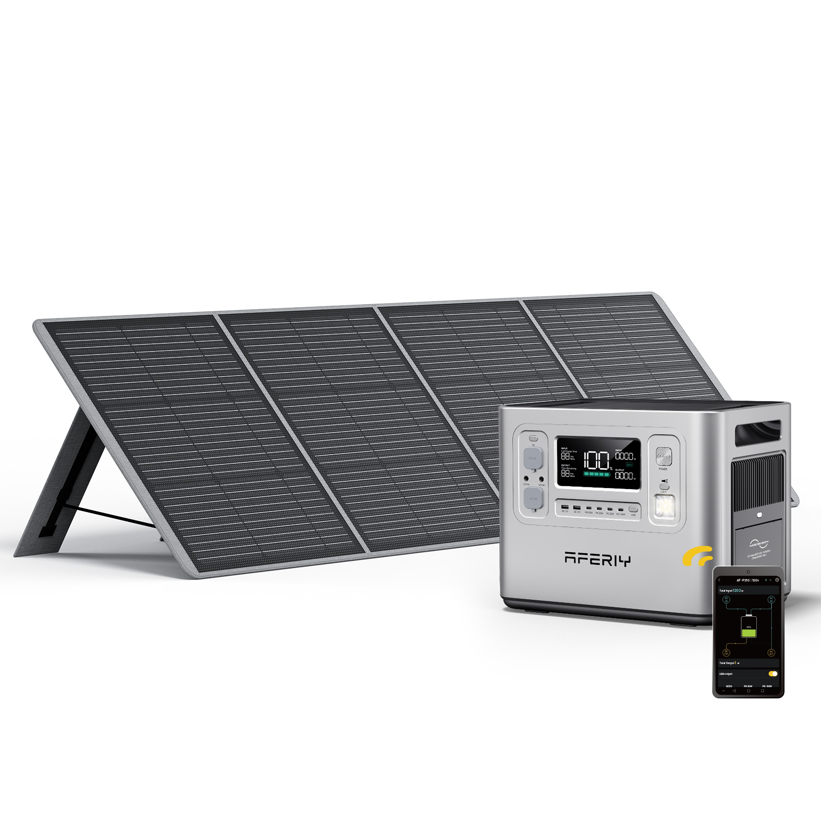 P210 Silver 2048Wh with App 2+ - огляд і ціна Portable Power Station