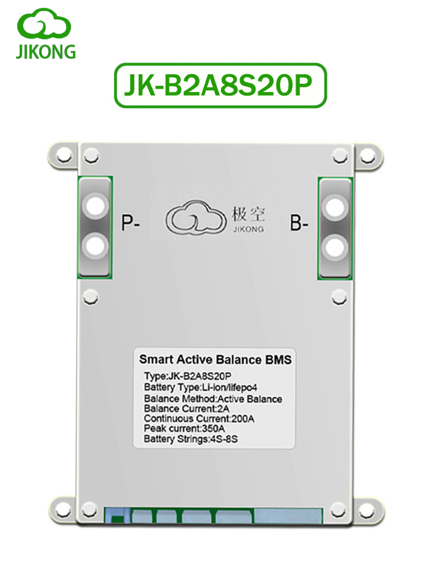 JK BMS 200A JK-B2A8S20P JKBMS  - огляд і ціна Lithium Battery 12V