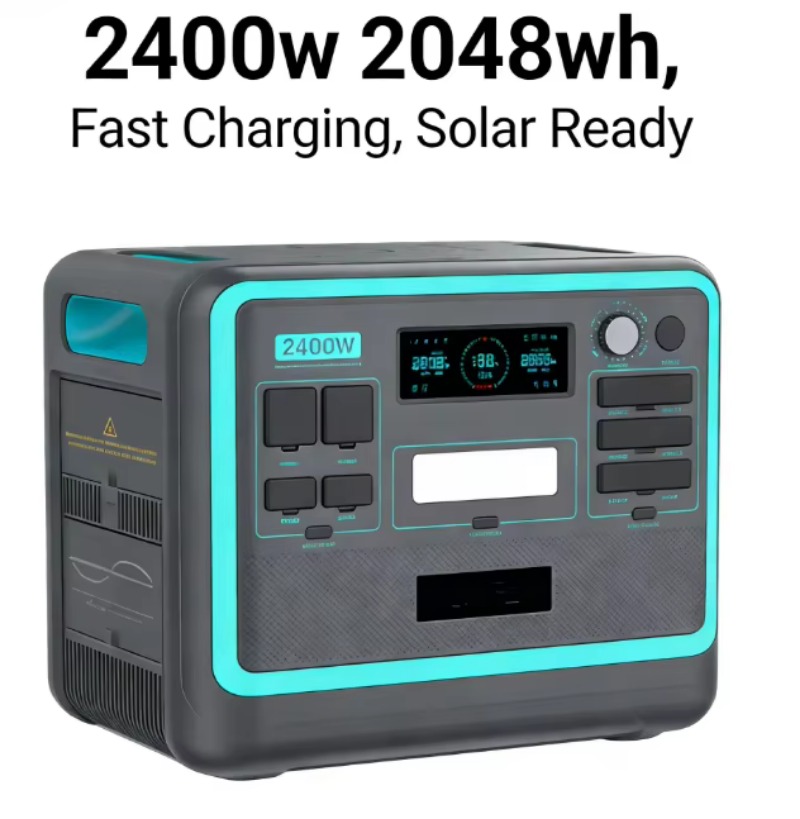 2400W 2048Wh Portable Station  - огляд і ціна Solar Panel