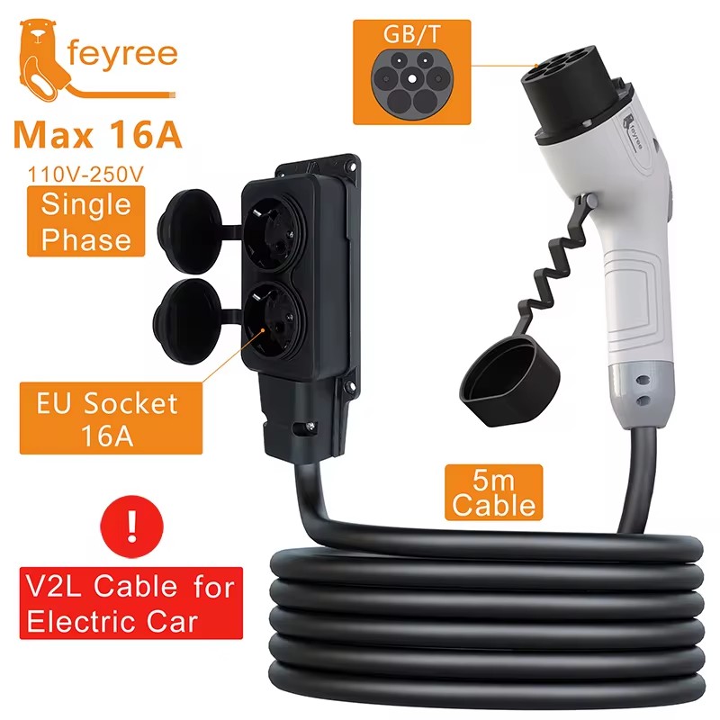 Feyree V2L Cable Discharge Plu - огляд і ціна Outdoor Power Station